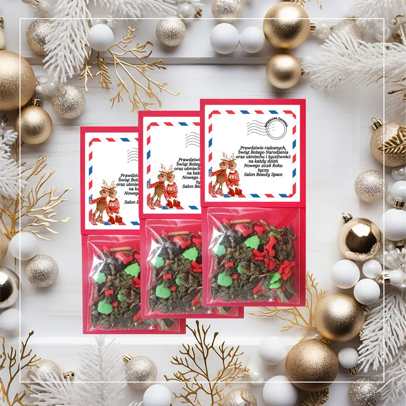 mini świąteczny prezent dla klientek SPA na święta 